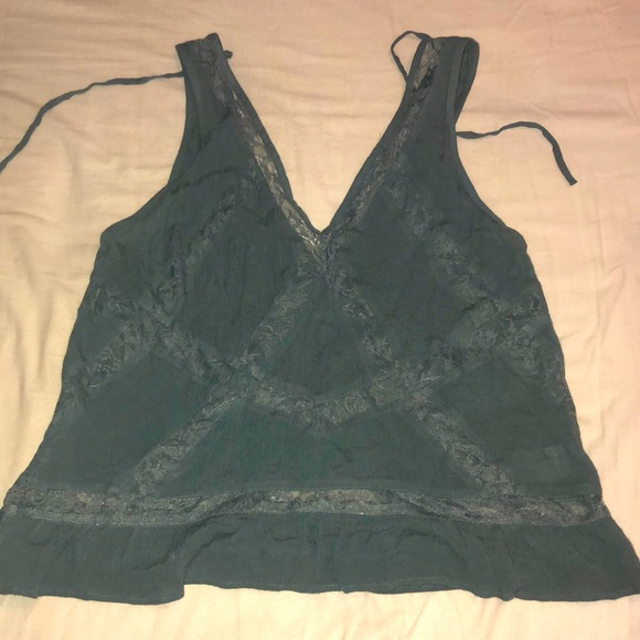 American Eagle Forest Green Tank size Large - Picture 2 of 4